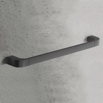 22 Inch Matte Black Towel or Grab Bar Gedy 3221-55-14
